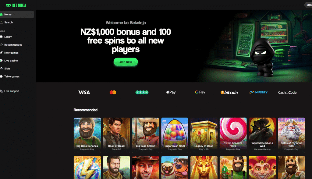 Best Online Pokies NZ site